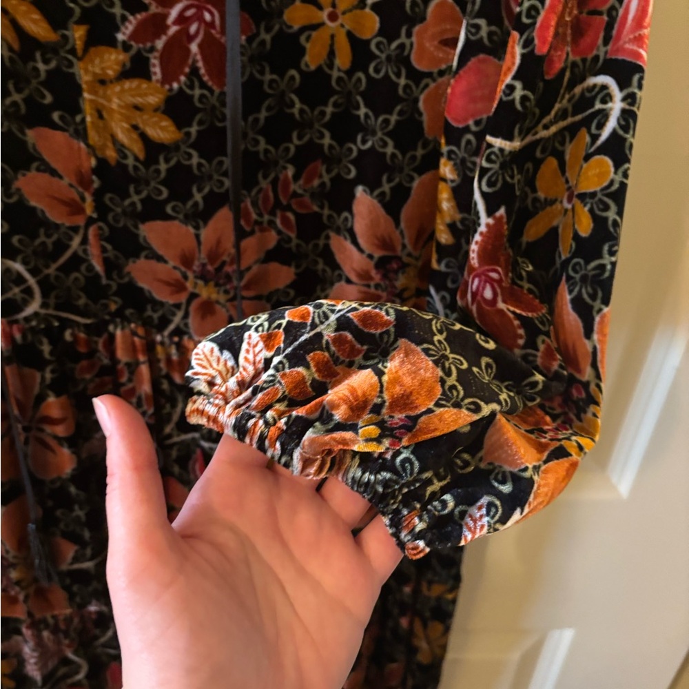 Johnny Was Jasmoon Dress Size Large - Boho, Spring, Timeless, Cottagecore,floral - Picture 7 of 9